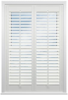 Bromley, Classic White - Full Height Twist&Fit Plantation Shutter
